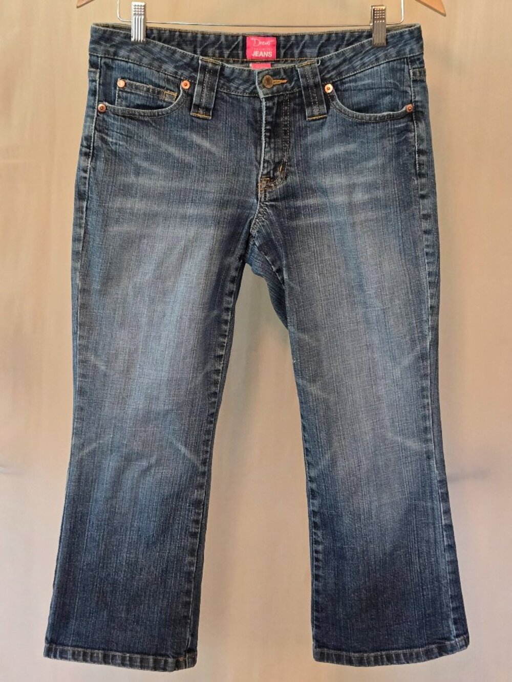 The Limited Drew Sz 8 Low‑Rise Stretch Cropped Denim 2% Spandex